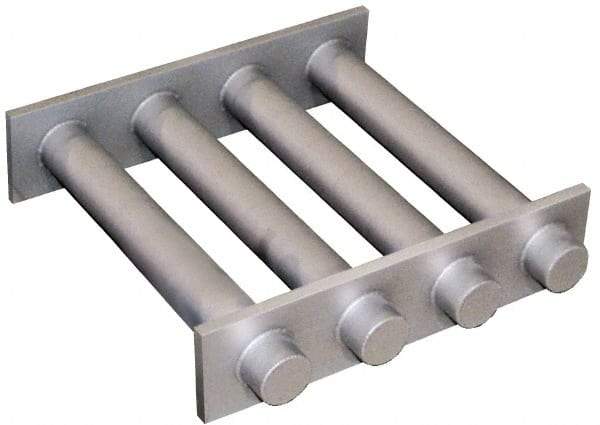 Mag-Mate - 6 Inch Long Square Grate Separator - Ceramic Magnet, Diverter, 3 Tubes - Eagle Tool & Supply