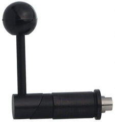 TE-CO - Tapered Cam Action Indexing Plunger - 1.1265" Body Diam, 1-1/2" Body Length, 3-1/2" Handle Length, 3/8" Plunger Projection - Eagle Tool & Supply