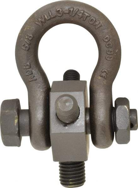 American Drill Bushing - 1/2-13 Thread Size Universal Lift Ring - 3/4 Inch Thread Length, 4-3/8 Inch Ring Height - Eagle Tool & Supply