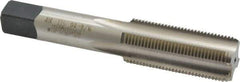 Heli-Coil - 3/4-16 UNF, H3, 4 Flute, Bottoming Chamfer, Bright Finish, High Speed Steel Hand STI Tap - 4-15/32" OAL, 2" Thread Length, 11/16" Square Length, 0.489" Square Size, 3B Class of Fit - Eagle Tool & Supply