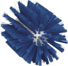 Vikan - 4" Diam Polyester Tube Brush - 6-1/2" OAL, 5-1/4" Head Length, Polypropylene Handle - Eagle Tool & Supply