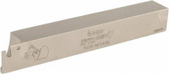 Iscar - External Thread, 0.5906" Max Depth of Cut, 1.4mm Min Groove Width, 140mm OAL, Right Hand Indexable Grooving Cutoff Toolholder - 3/4" Shank Height x 3/4" Shank Width, TAG Insert Style, TGT Toolholder Style, Series Tang-Grip - Eagle Tool & Supply