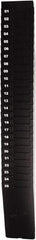 Lathem Time - 33-1/2" High x 4-1/2" Wide 25 Pocket Adjustable Time Card Rack - Black, Use with Time Cards - Eagle Tool & Supply