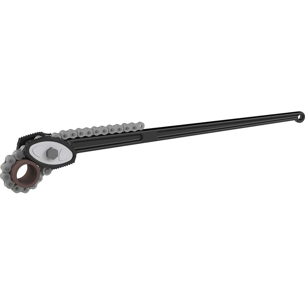 Petol - Chain & Strap Wrenches; Type: Chain Tong ; Maximum Pipe Capacity (Inch): 2.5 ; Chain/Strap Length: 20 (Inch); Handle Length: 27 (Inch) - Exact Industrial Supply