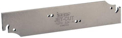 Iscar - 1.26" Blade Height, 0.134" Blade Width, 5-29/32" OAL, Neutral Cut, Single End Indexable Cut-Off Blade - TGFH Blade, Tang-Grip Series - Eagle Tool & Supply