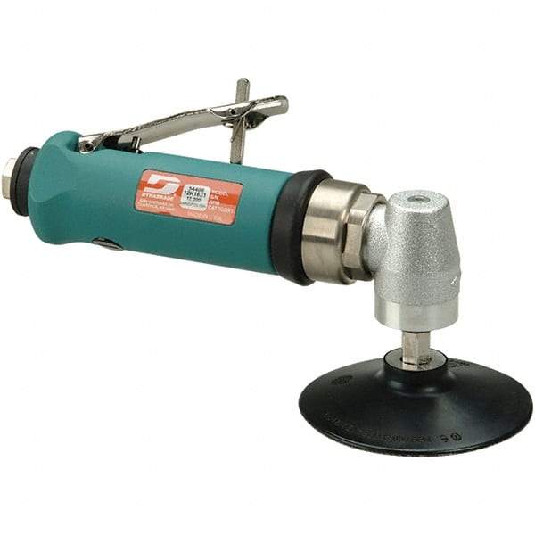 Dynabrade - 4" Max Disc, 12,000 RPM, Pneumatic Handheld Disc Sander - 39 CFM, 1/4" Inlet, 0.7 hp, 90 psi - Eagle Tool & Supply