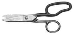 Heritage Cutlery - 1-7/8" Length of Cut, Straight Pattern Electrician's Snip - 6-1/4" OAL, 19, 23 AWG Steel Capacity - Eagle Tool & Supply