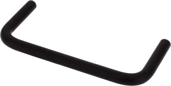 Electro Hardware - 4-40 Internal Thread, 5/32" Handle Diam, Black Anodized Aluminum Drawer Pull - 2" Center to Center - Eagle Tool & Supply
