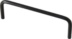 Electro Hardware - 4-40 Internal Thread, 5/32" Handle Diam, Black Anodized Aluminum Drawer Pull - 3" Center to Center - Eagle Tool & Supply