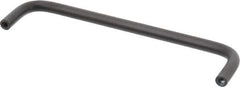 Electro Hardware - 10-32 Internal Thread, 5/16" Handle Diam, Black Anodized Aluminum Drawer Pull - 6" Center to Center - Eagle Tool & Supply