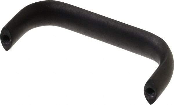 Electro Hardware - 3" Center to Center, Brush Black Anodized Aluminum Pull Handle - 1.281" High - Eagle Tool & Supply