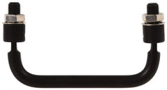 Electro Hardware - 4" Center to Center, Nickel Plated Brass Pull Handle - 1.85" High - Eagle Tool & Supply
