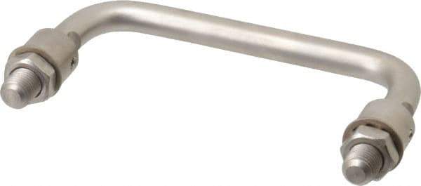 Electro Hardware - 4" Center to Center, Passivated Stainless Steel Pull Handle - 1.85" High - Eagle Tool & Supply