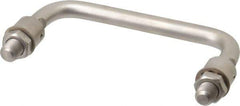 Electro Hardware - 4" Center to Center, Passivated Stainless Steel Pull Handle - 1.85" High - Eagle Tool & Supply