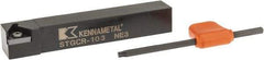 Kennametal - STGC, Right Hand Cut, 0° Lead Angle, 5/8" Shank Height x 5/8" Shank Width, Neutral Rake Indexable Turning Toolholder - 4" OAL, TC..32.5. Insert Compatibility, Series Screw-On - Eagle Tool & Supply