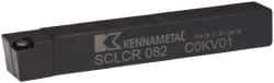 Kennametal - SCLC, Right Hand Cut, 5° Lead Angle, 1/2" Shank Height x 1/2" Shank Width, Neutral Rake Indexable Turning Toolholder - 3-1/2" OAL, CC..21.5. Insert Compatibility, Series Screw-On - Eagle Tool & Supply