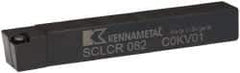 Kennametal - SCLC, Right Hand Cut, 5° Lead Angle, 1/2" Shank Height x 1/2" Shank Width, Neutral Rake Indexable Turning Toolholder - 3-1/2" OAL, CC..21.5. Insert Compatibility, Series Screw-On - Eagle Tool & Supply