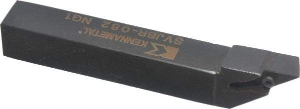 Kennametal - SVJB, Right Hand Cut, 3° Lead Angle, 1/2" Shank Height x 1/2" Shank Width, Neutral Rake Indexable Turning Toolholder - 3-1/2" OAL, VB..22. Insert Compatibility, Series Screw-On - Eagle Tool & Supply