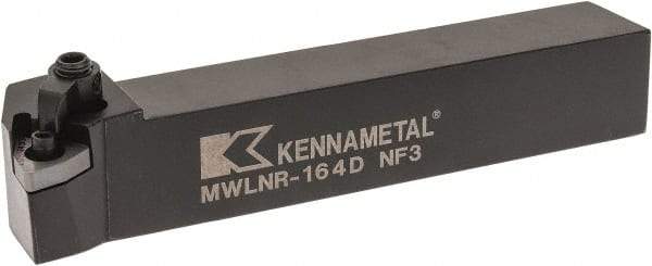 Kennametal - MWLN, Right Hand Cut, 5° Lead Angle, 1" Shank Height x 1" Shank Width, Negative Rake Indexable Turning Toolholder - 6" OAL, WN..43. Insert Compatibility, Series Kenloc - Eagle Tool & Supply