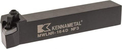 Kennametal - MWLN, Right Hand Cut, 5° Lead Angle, 1" Shank Height x 1" Shank Width, Negative Rake Indexable Turning Toolholder - 6" OAL, WN..43. Insert Compatibility, Series Kenloc - Eagle Tool & Supply