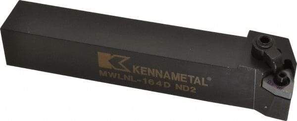 Kennametal - MWLN, Left Hand Cut, 5° Lead Angle, 1" Shank Height x 1" Shank Width, Negative Rake Indexable Turning Toolholder - 6" OAL, WN..43. Insert Compatibility, Series Kenloc - Eagle Tool & Supply