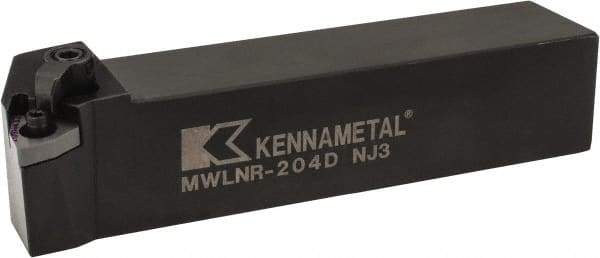Kennametal - MWLN, Right Hand Cut, 5° Lead Angle, 1-1/4" Shank Height x 1-1/4" Shank Width, Negative Rake Indexable Turning Toolholder - 6" OAL, WN..43. Insert Compatibility, Series Kenloc - Eagle Tool & Supply