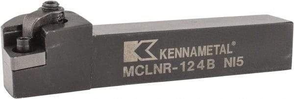 Kennametal - MCLN, Right Hand Cut, 5° Lead Angle, 3/4" Shank Height x 3/4" Shank Width, Negative Rake Indexable Turning Toolholder - 4-1/2" OAL, CN..43. Insert Compatibility, Series Kenloc - Eagle Tool & Supply