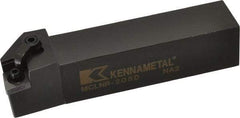 Kennametal - MCLN, Right Hand Cut, 5° Lead Angle, 1-1/4" Shank Height x 1-1/4" Shank Width, Negative Rake Indexable Turning Toolholder - 6" OAL, CN..54. Insert Compatibility, Series Kenloc - Eagle Tool & Supply