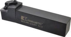 Kennametal - MCLN, Right Hand Cut, 5° Lead Angle, 1-1/4" Shank Height x 1-1/4" Shank Width, Negative Rake Indexable Turning Toolholder - 6" OAL, CN..64. Insert Compatibility, Series Kenloc - Eagle Tool & Supply