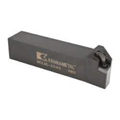 Kennametal - MCLN, Left Hand Cut, 5° Lead Angle, 1-1/4" Shank Height x 1-1/4" Shank Width, Negative Rake Indexable Turning Toolholder - 6" OAL, CN..43. Insert Compatibility, Series Kenloc - Eagle Tool & Supply