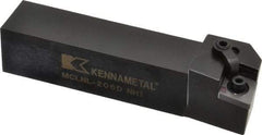 Kennametal - MCLN, Left Hand Cut, 5° Lead Angle, 1-1/4" Shank Height x 1-1/4" Shank Width, Negative Rake Indexable Turning Toolholder - 6" OAL, CN..64. Insert Compatibility, Series Kenloc - Eagle Tool & Supply