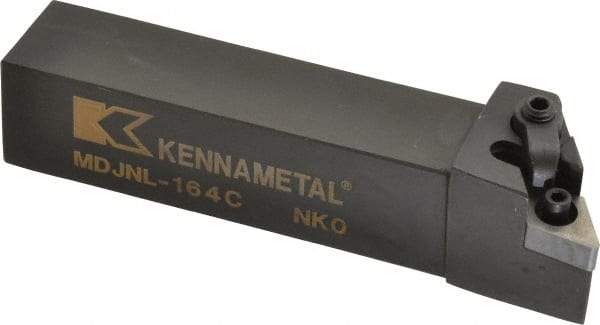 Kennametal - MDJN, Left Hand Cut, 3° Lead Angle, 1" Shank Height x 1" Shank Width, Negative Rake Indexable Turning Toolholder - 5" OAL, DN..43. Insert Compatibility, Series Kenloc - Eagle Tool & Supply
