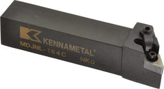 Kennametal - MDJN, Left Hand Cut, 3° Lead Angle, 1" Shank Height x 1" Shank Width, Negative Rake Indexable Turning Toolholder - 5" OAL, DN..43. Insert Compatibility, Series Kenloc - Eagle Tool & Supply