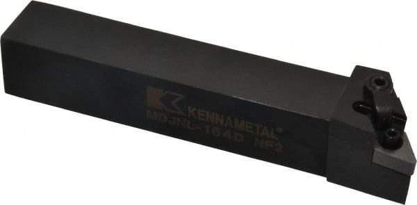Kennametal - MDJN, Left Hand Cut, 3° Lead Angle, 1" Shank Height x 1" Shank Width, Negative Rake Indexable Turning Toolholder - 6" OAL, DN..43. Insert Compatibility, Series Kenloc - Eagle Tool & Supply