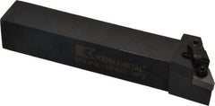 Kennametal - MDJN, Left Hand Cut, 3° Lead Angle, 1" Shank Height x 1" Shank Width, Negative Rake Indexable Turning Toolholder - 6" OAL, DN..43. Insert Compatibility, Series Kenloc - Eagle Tool & Supply