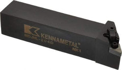 Kennametal - MDJN, Left Hand Cut, 3° Lead Angle, 1-1/4" Shank Height x 1-1/4" Shank Width, Negative Rake Indexable Turning Toolholder - 6" OAL, DN..43. Insert Compatibility, Series Kenloc - Eagle Tool & Supply