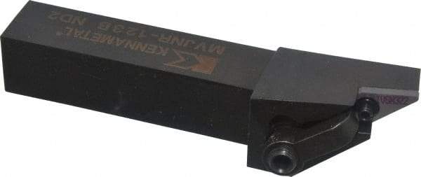 Kennametal - MVJN, Right Hand Cut, 3° Lead Angle, 3/4" Shank Height x 3/4" Shank Width, Negative Rake Indexable Turning Toolholder - 4-1/2" OAL, VN..33. Insert Compatibility, Series Kenloc - Eagle Tool & Supply