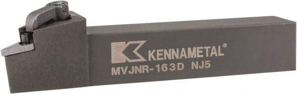 Kennametal - MVJN, Right Hand Cut, 3° Lead Angle, 1" Shank Height x 1" Shank Width, Negative Rake Indexable Turning Toolholder - 6" OAL, VN..33. Insert Compatibility, Series Kenloc - Eagle Tool & Supply