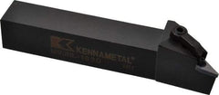 Kennametal - MVJN, Left Hand Cut, 3° Lead Angle, 1" Shank Height x 1" Shank Width, Negative Rake Indexable Turning Toolholder - 6" OAL, VN..33. Insert Compatibility, Series Kenloc - Eagle Tool & Supply
