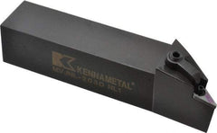 Kennametal - MVJN, Left Hand Cut, 3° Lead Angle, 1-1/4" Shank Height x 1-1/4" Shank Width, Negative Rake Indexable Turning Toolholder - 6" OAL, VN..33. Insert Compatibility, Series Kenloc - Eagle Tool & Supply