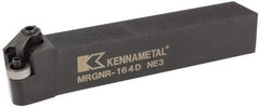 Kennametal - MRGN, Right Hand Cut, 15° Lead Angle, 1" Shank Height x 1" Shank Width, Negative Rake Indexable Turning Toolholder - 6" OAL, RN..43 Insert Compatibility, Series Kenloc - Eagle Tool & Supply
