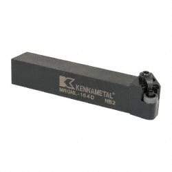 Kennametal - MRGN, Left Hand Cut, 15° Lead Angle, 1" Shank Height x 1" Shank Width, Negative Rake Indexable Turning Toolholder - 6" OAL, RN..43 Insert Compatibility, Series Kenloc - Eagle Tool & Supply