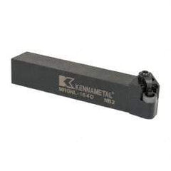 Kennametal - MRGN, Left Hand Cut, 15° Lead Angle, 1" Shank Height x 1" Shank Width, Negative Rake Indexable Turning Toolholder - 6" OAL, RN..43 Insert Compatibility, Series Kenloc - Eagle Tool & Supply