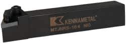 Kennametal - MTJN, Right Hand Cut, 3° Lead Angle, 1" Shank Height x 1" Shank Width, Negative Rake Indexable Turning Toolholder - 6" OAL, TN..43. Insert Compatibility, Series Kenloc - Eagle Tool & Supply