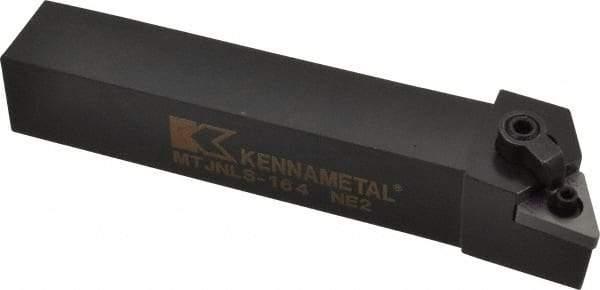 Kennametal - MTJN, Left Hand Cut, 3° Lead Angle, 1" Shank Height x 1" Shank Width, Negative Rake Indexable Turning Toolholder - 6" OAL, TN..43. Insert Compatibility, Series Kenloc - Eagle Tool & Supply