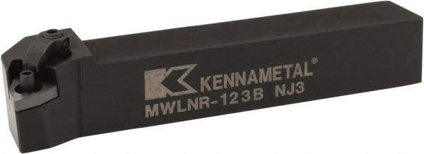 Kennametal - MWLN, Right Hand Cut, 5° Lead Angle, 3/4" Shank Height x 3/4" Shank Width, Negative Rake Indexable Turning Toolholder - 4-1/2" OAL, WN..33. Insert Compatibility, Series Kenloc - Eagle Tool & Supply