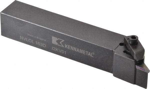 Kennametal - VP.., -5° Lead Angle NVLC External Left Hand Indexable Profiling Toolholder - 25.4mm Shank Height x 25.4mm Shank Width, 6" Long, Steel - Eagle Tool & Supply