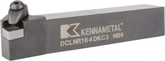 Kennametal - DCLN, Right Hand Cut, 5° Lead Angle, 1" Shank Height x 1" Shank Width, Negative Rake Indexable Turning Toolholder - 6" OAL, CN..43. Insert Compatibility, Series Kenclamp - Eagle Tool & Supply
