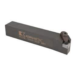 Kennametal - DCLN, Left Hand Cut, 5° Lead Angle, 1" Shank Height x 1" Shank Width, Negative Rake Indexable Turning Toolholder - 6" OAL, CN..43. Insert Compatibility, Series Kenclamp - Eagle Tool & Supply