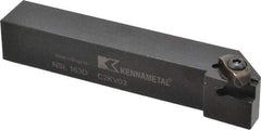 Kennametal - External Thread, Left Hand Cut, 25.4mm Shank Width x 25.4mm Shank Height Indexable Threading Toolholder - 152.4mm OAL, N.3L Insert Compatibility, NS Toolholder, Series Top Notch - Eagle Tool & Supply